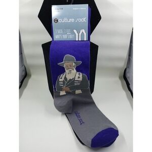 CULTURE SOCK Rabbi, Priest and Monk Walk Into A Bar Novelty Socks 3pack Sz 11-14